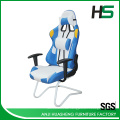 Weiß und Blau Cool Tone Style Racing Stuhl Mit Durable Armlehnen